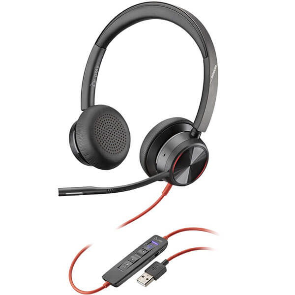 Poly Blackwire 8225M USB Headset 21440801, 772K3AA Headset Store